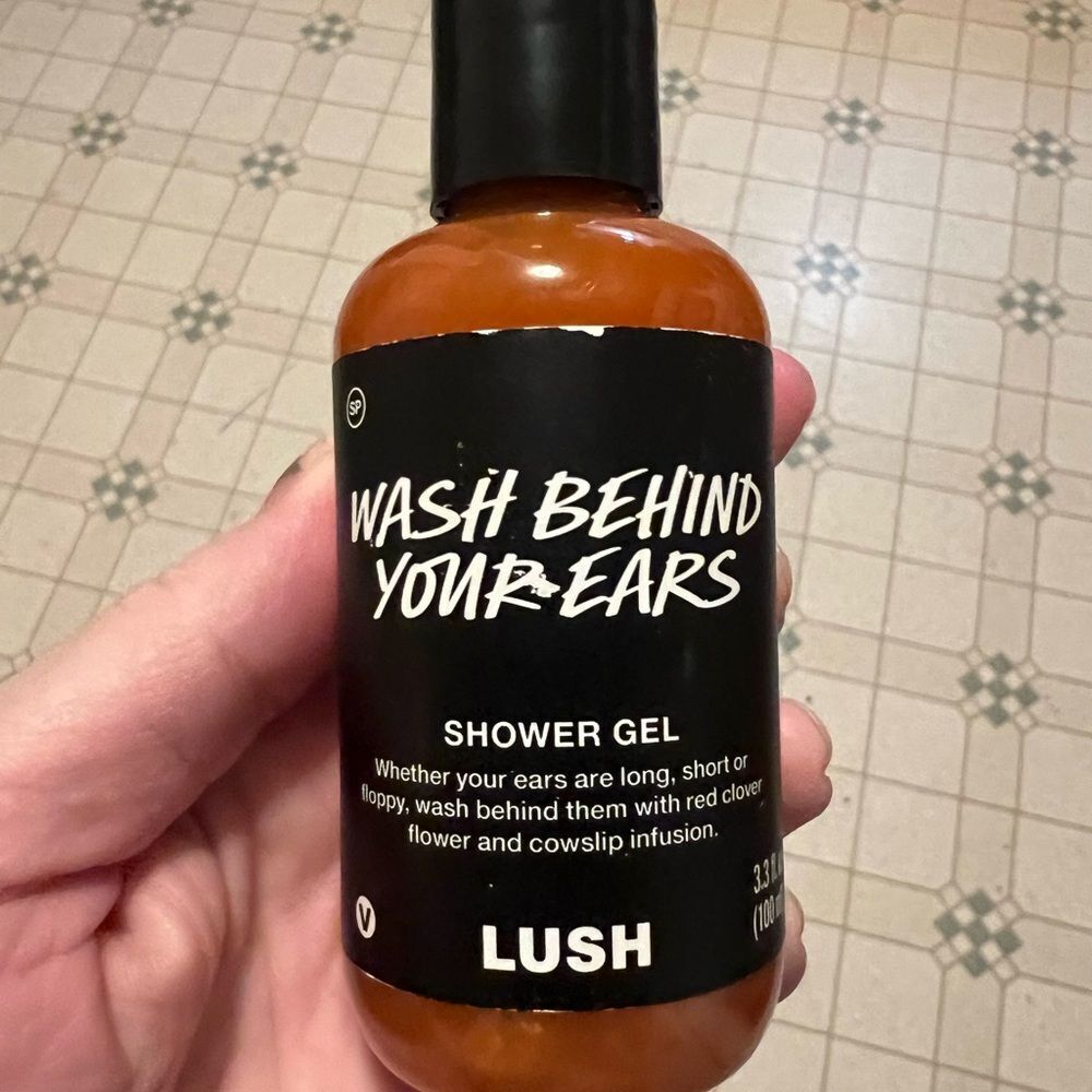 Lush Wash Behind Your Ears Shower Gel - 3.3 oz BRAND NEW DISCONTINUED SEALED